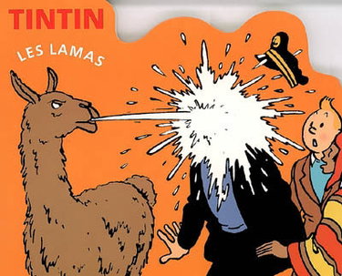 Couverture de Tintin. Vol. 2006. Les lamas