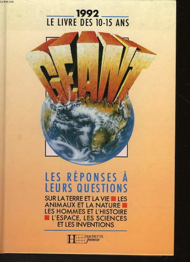 Couverture de Géant 1993 : le livre des 10-15 ans par Collectif
