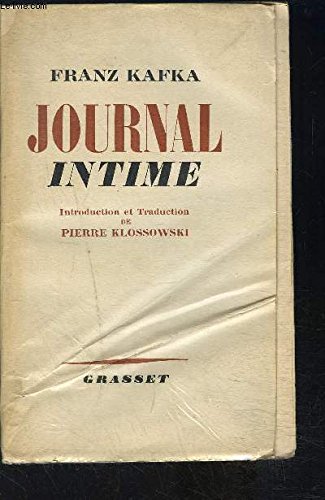 Couverture de Journal intime