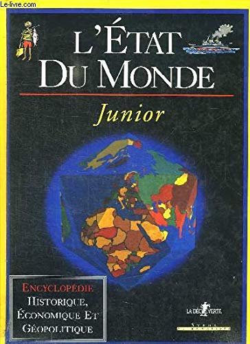 Couverture de L'Etat Du Monde Junior par Collectif