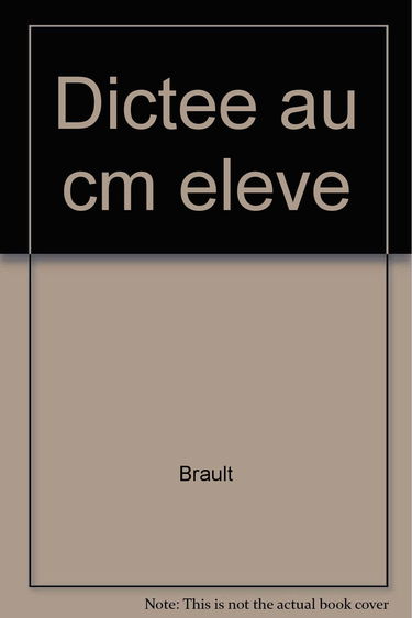 La Dictée au C.M.