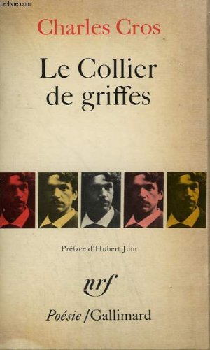 Couverture de Le collier de griffes. collection : poesie.