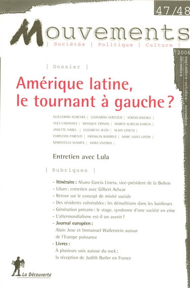 Mouvements, n° 47. Amérique latine, le tournant à gauche ?