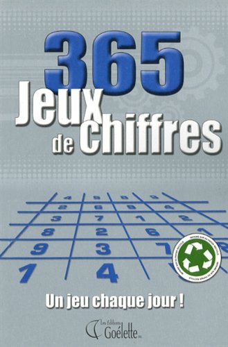 Couverture de 365 JEUX DE CHIFFRES