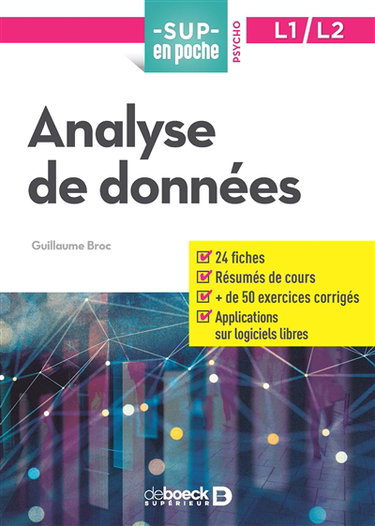 Couverture de Analyse de données, L1, L2