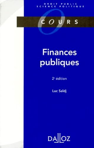 Finances Publiques. 2eme Edition