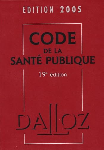 Code de la santé publique 2005