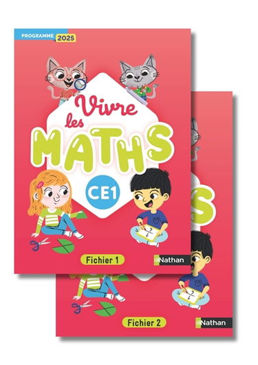 Vivre les maths CE1 : fichier élève : programme 2025