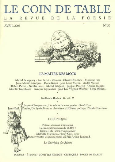 Coin de table (Le), n° 30. Le maître des mots