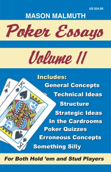 Couverture de Poker Essays, Volume II