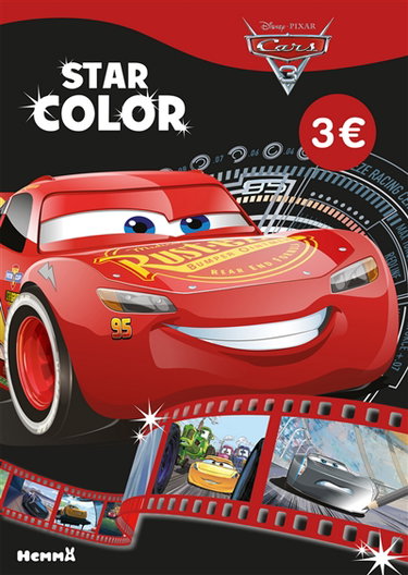 Couverture de Cars 3 : star color : Flash McQueen par Disney.Pixar