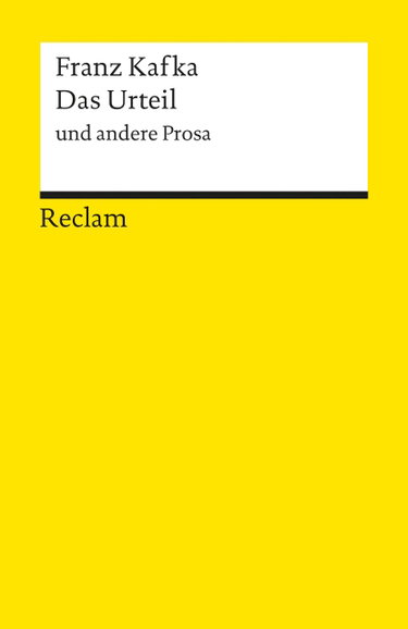 Couverture de Das Urteil Und Andere Prosa