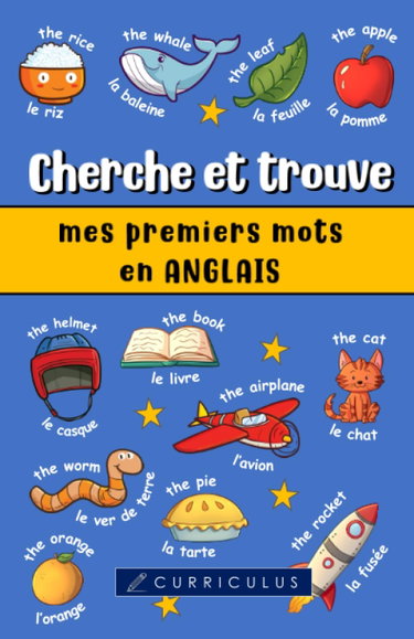 Couverture de Cherche et trouve mes premiers mots en anglais