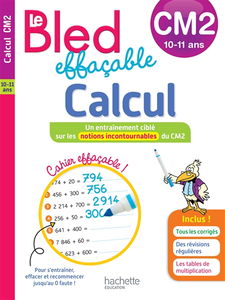 Le Bled effaçable, calcul, CM2, 10-11 ans