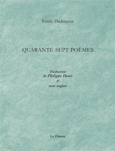 Couverture de Quarante-sept poèmes par Emily Dickinson