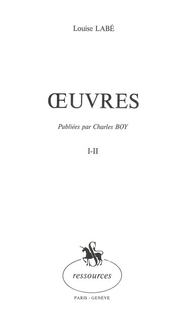 Couverture de Œuvres: Publiées par Charles Boy. 2 volumes en 1 volume. Réimpression de l'édition de 1887.