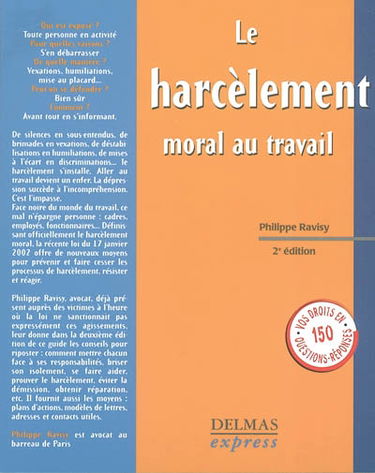 Le harcèlement moral au travail