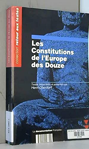 Constitutions europe des douze 022796