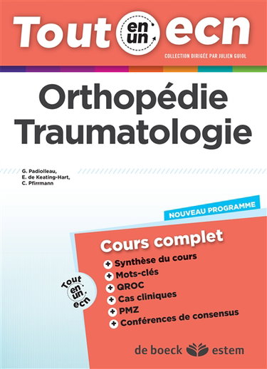 Couverture de Orthopédie, traumatologie
