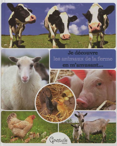 Couverture de Je découvre les animaux de la ferme en m'amusant...