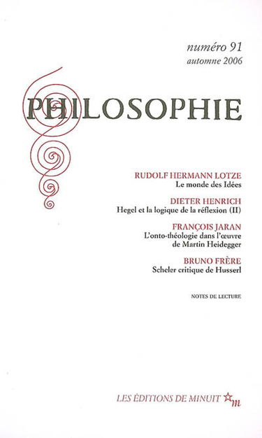 Philosophie, n° 91
