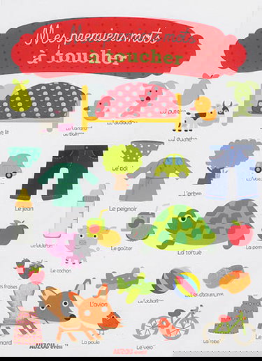 Mes premiers mots à toucher