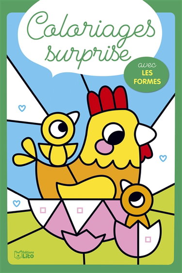 Couverture de Coloriages surprise avec les formes
