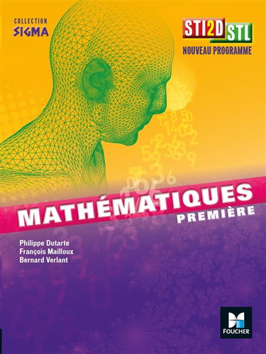 Mathématiques, 1re ST2SD-STL