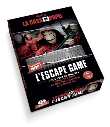 Couverture de La casa de papel : l'escape game : vous avez 60 minutes pour infiltrer la Banque d'Espagne et sauver Rio
