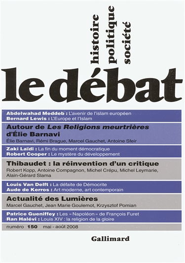 Débat (Le), n° 150