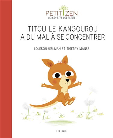Couverture de Titou le kangourou a du mal à se concentrer par Louison Nielman