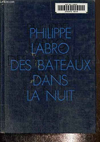 Couverture de Des Bateaux dans la nuit (Cercle du nouveau livre)