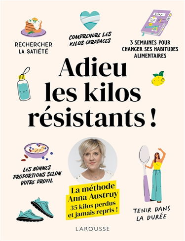 Adieu les kilos résistants ! : la méthode Anna Austruy : 35 kilos perdus et jamais repris !