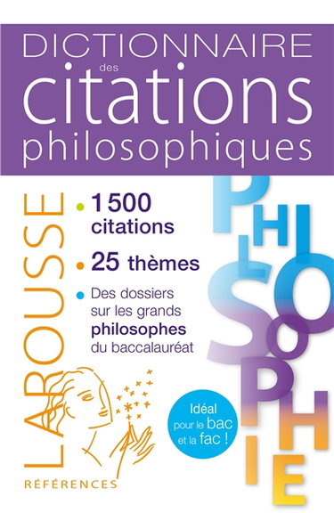 Couverture de Dictionnaire des citations philosophiques