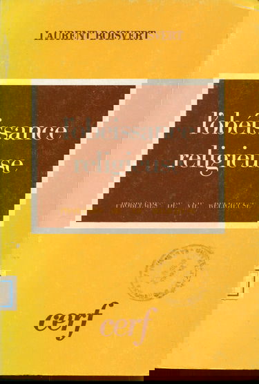 L'Obéissance religieuse