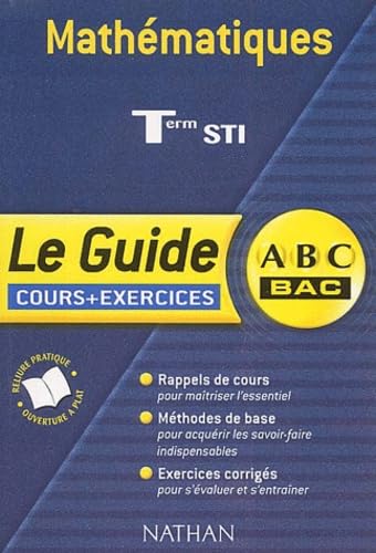 Maths terminales STI : cours et exercices