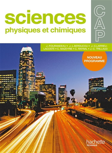 Couverture de Sciences physiques et chimiques CAP