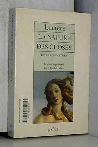 La Nature des choses : De rerum natura