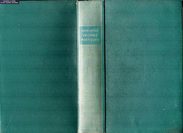 Couverture de Paul Verlaine / Oeuvres poétiques complètes / Bibliothèque de la Pléiade