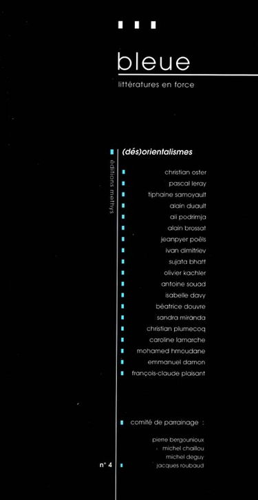 Bleue, n° 4. Littératures en force
