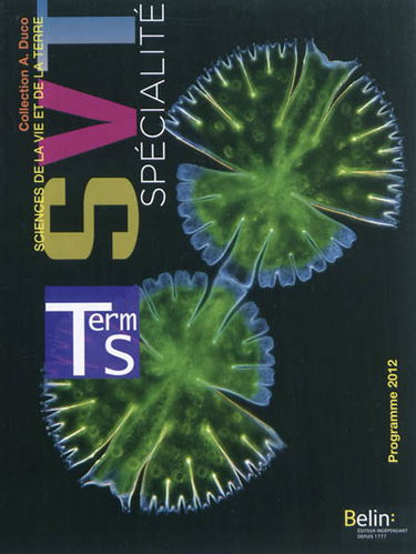 SVT sciences de la vie et de la Terre terminale S, spécialité : programme 2012