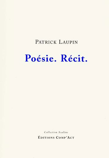 Poésie, récit