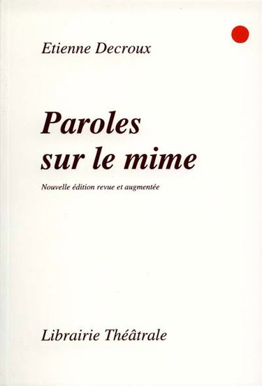 Couverture de Paroles sur le mime