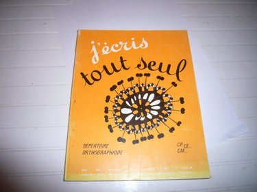 Couverture de J'écris tout seul par Anonyme