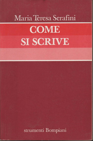 Couverture de Come si scrive