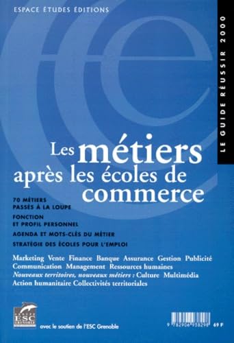 Métiers après écoles de commerce , 2000