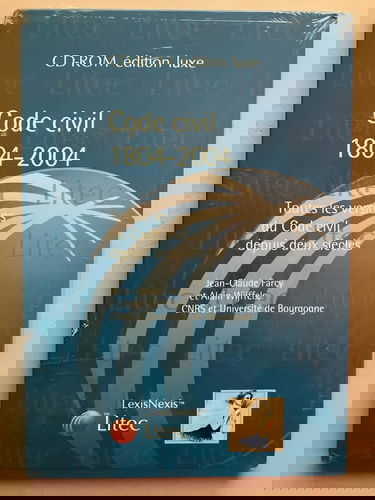 Code civil 1804-2004 : toutes les versions du Code civil depuis deux siècles