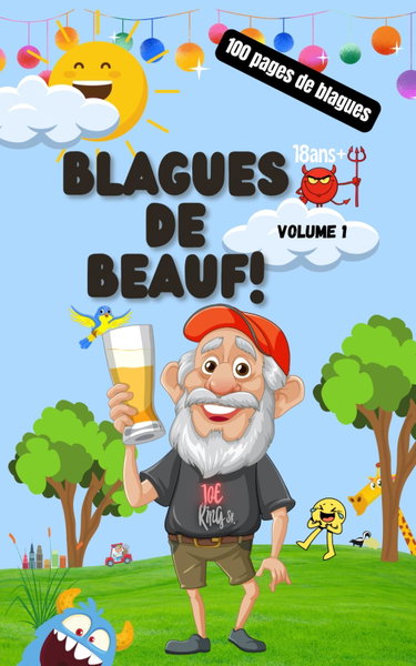 Couverture de Blagues de Beauf: Compilation de blagues et plaisanteries