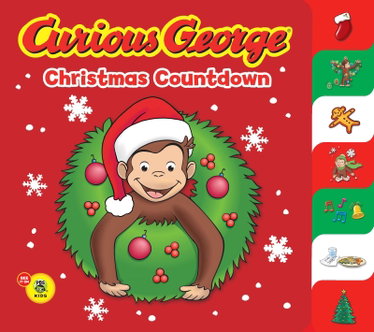 Couverture de Curious George Christmas Countdown (CGTV Tabbed BB)