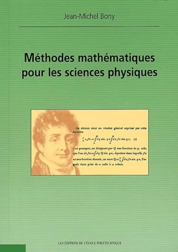 Methodes Mathematiques Pour Les Sciences Physiques